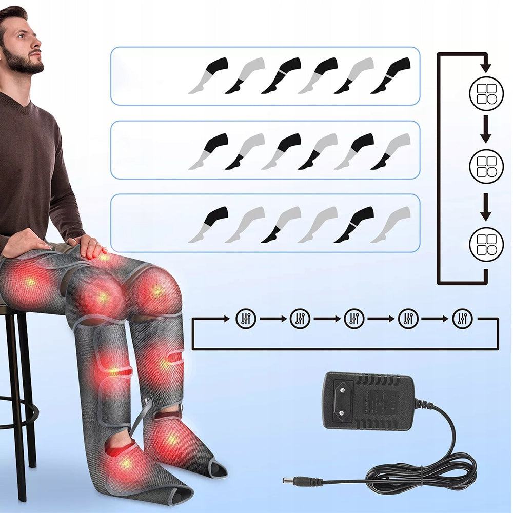 PRESOTHERAPY DRAINAGE LYMPHATIC MASSAGER BODY ARMS LEGS MASSAGE 360° SET Brand no brand