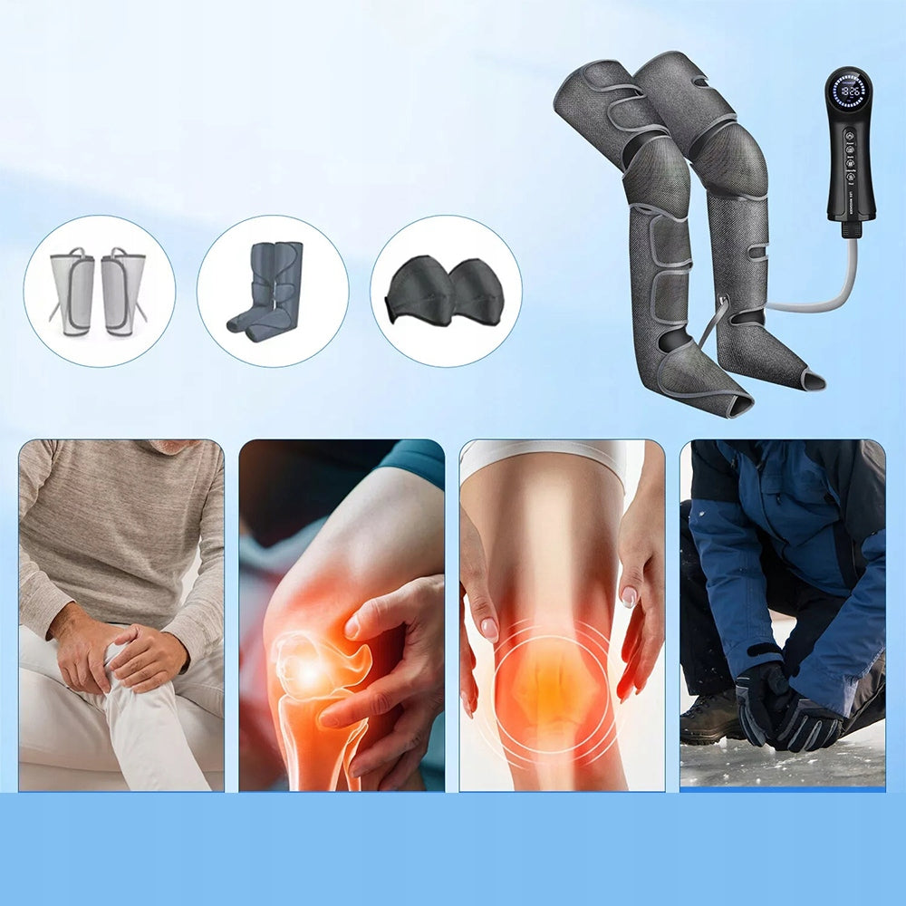 PRESOTHERAPY DRAINAGE LYMPHATIC MASSAGER BODY ARMS LEGS MASSAGE 360° SET Kind feet