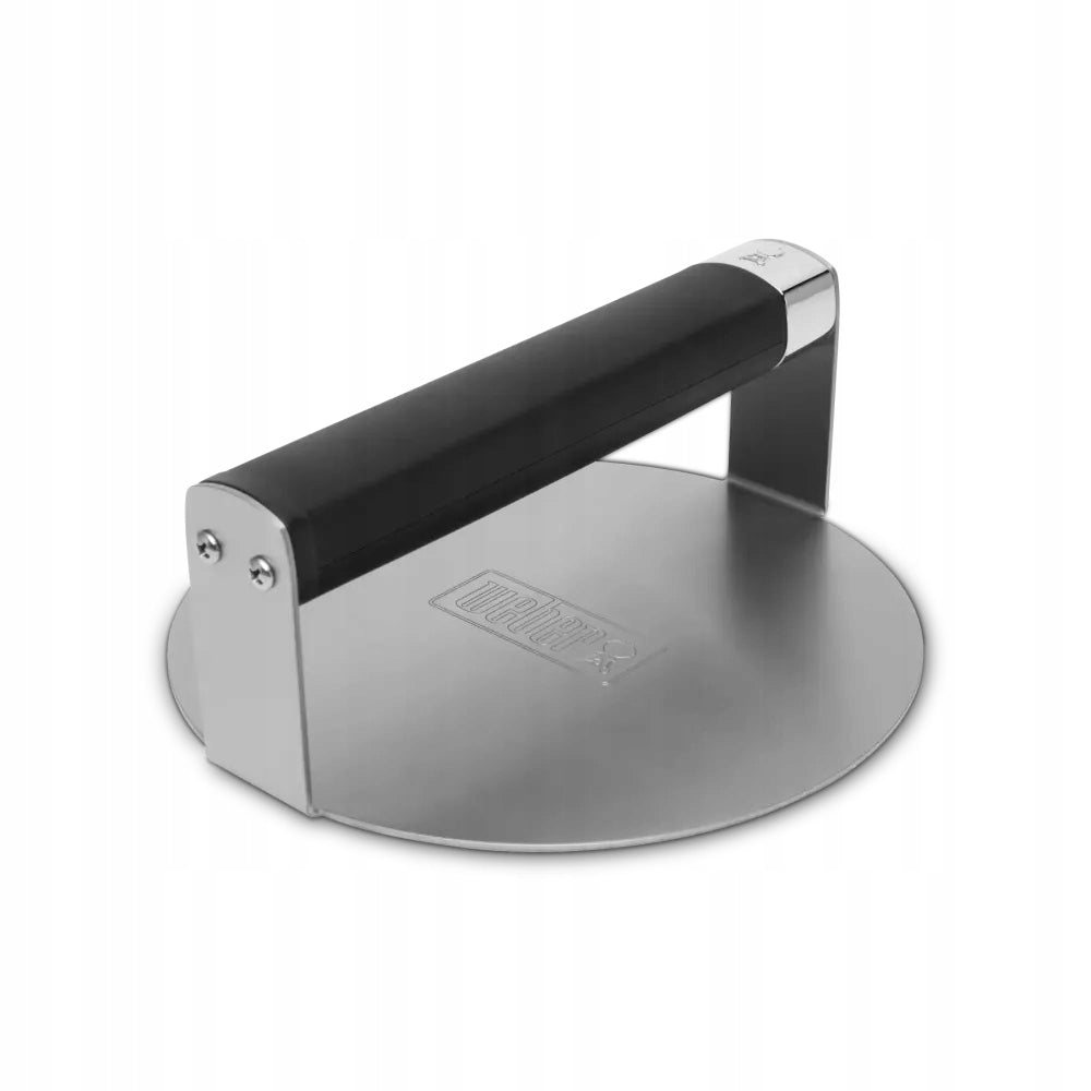 PRESS MOLD FOR SMASHBURGERS MEAT ON GRILL STAINLESS STEEL WEBER Packaging status original