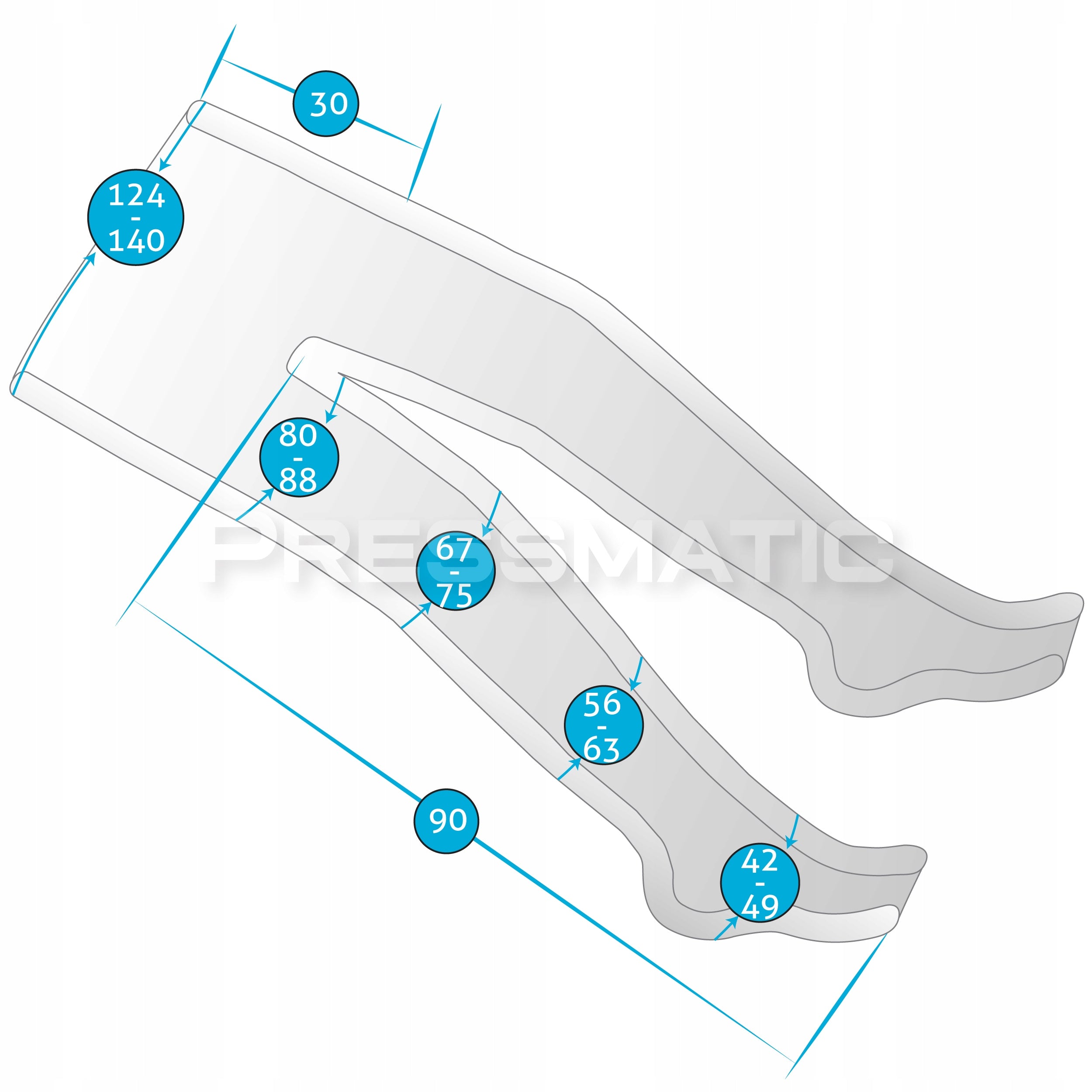PRESSMATIC Pants -8-Chamber OVERLAPPED + FIR for Pre-therapy (PM-24000D) EAN (GTIN) 4251909101152
