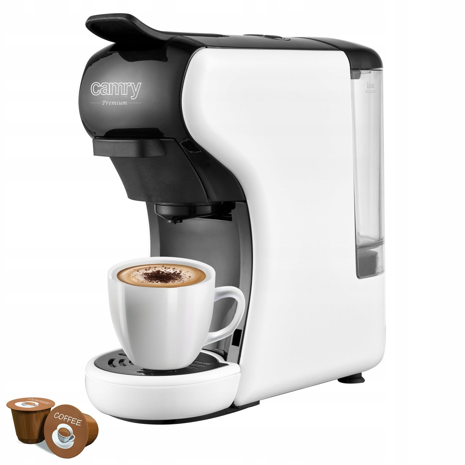 PRESSURE CAPSULE COFFEE MAKER FOR NESPRESSO DOLCE GUSTO CAPSULES Packaging status original
