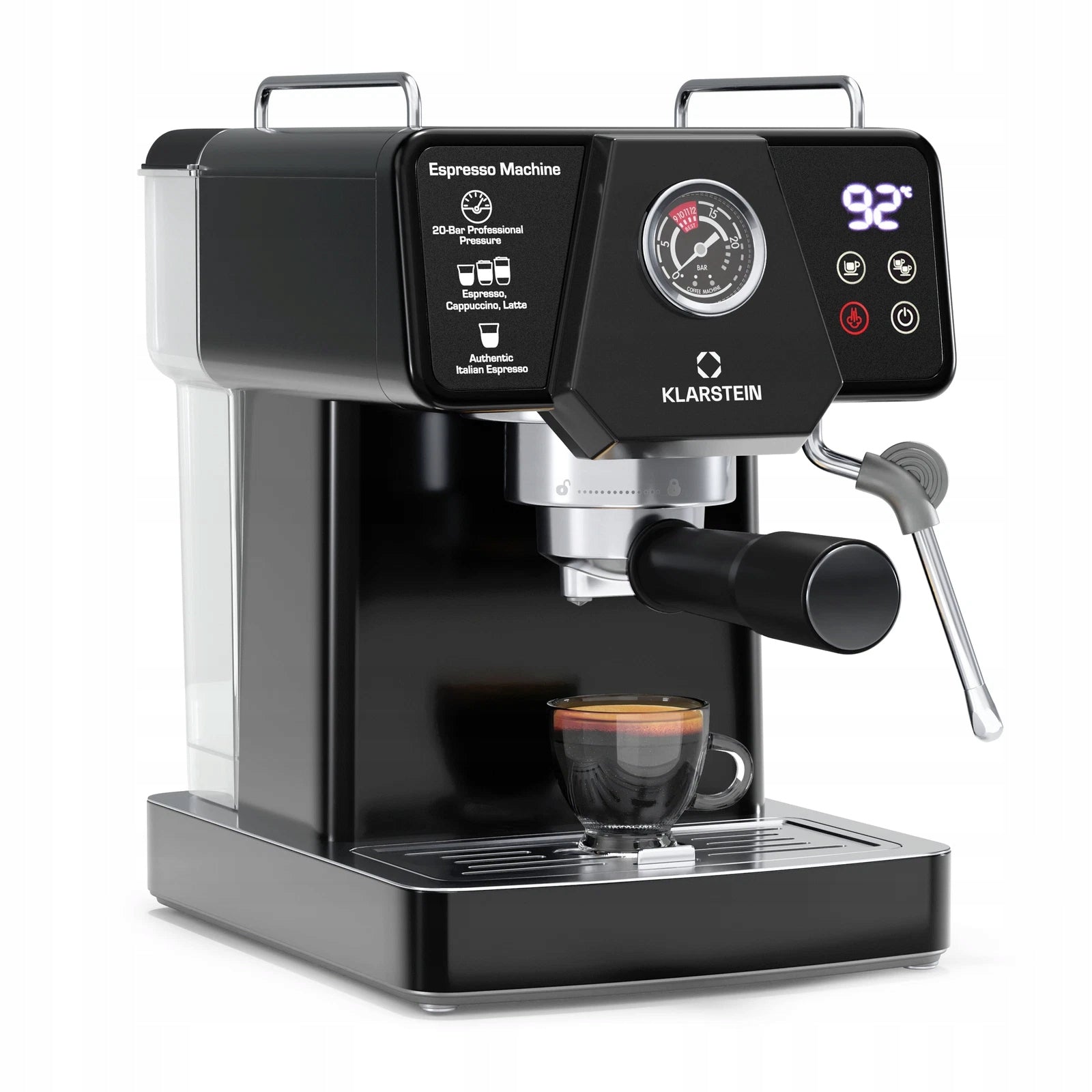 PRESSURE COFFEE MAKER KLARSTEIN 1350W 19 BAR FROTHER