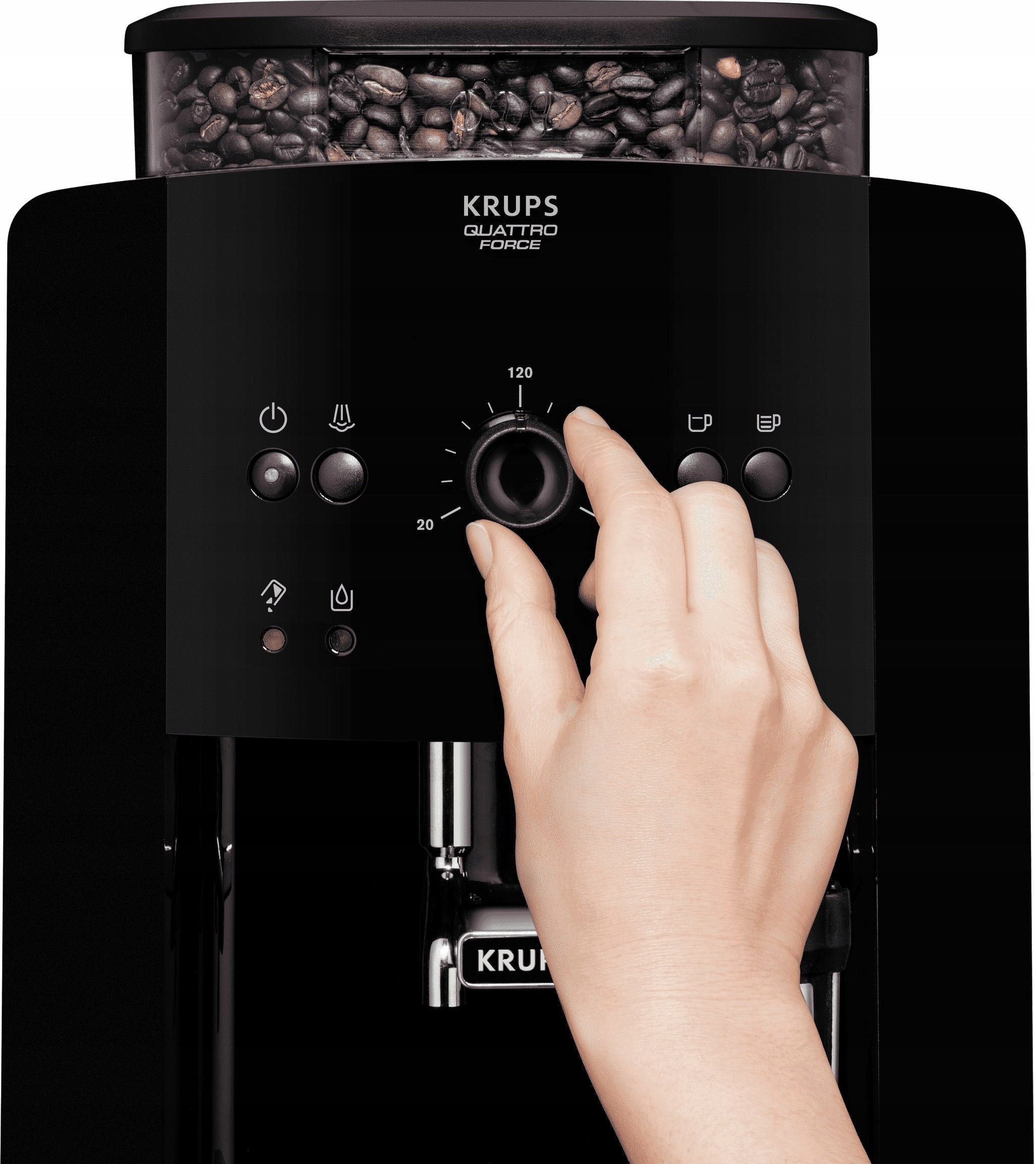 PRESSURE COFFEE MAKER KRUPS AUTOMATIC BLACK!! Brand Krups