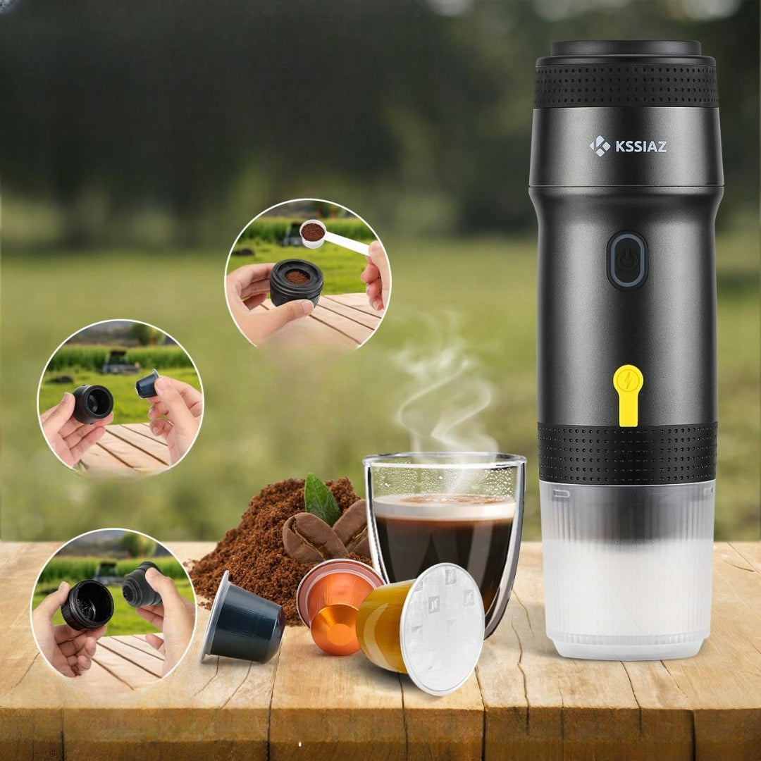 PRESSURE COFFEE MAKER PORTABLE MINI CAMPING HIKING MUG Packaging status original