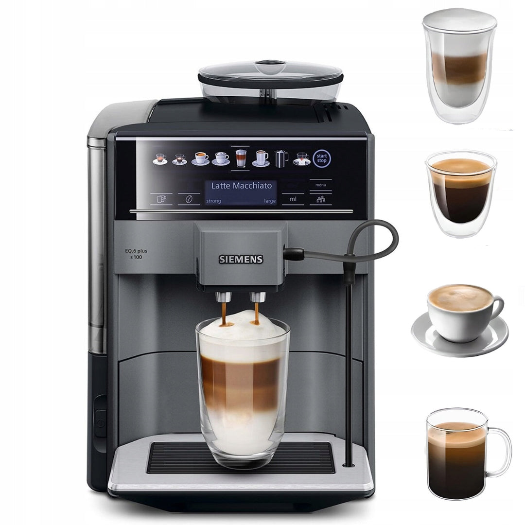 PRESSURE COFFEE MAKER SIEMENS TE651209RW EQ.6 Plus S100 LATTE X6 COFFEE