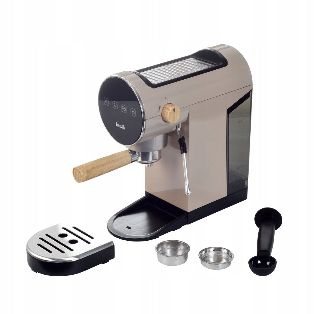 PRESSURE FLASK COFFEE MAKER 20 BAR 1150W BEIGE HUSLA