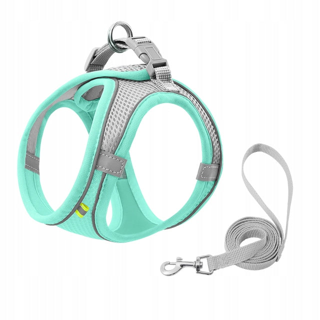 PRESSURE-FREE BREATHING HARNESS FOR CAT DOG PU