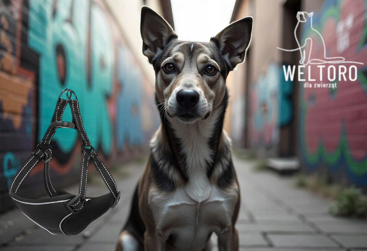PRESSURE-FREE DOG HARNESS COMFORTABLE AND SAFE REFLECTIVE L Brand no brand