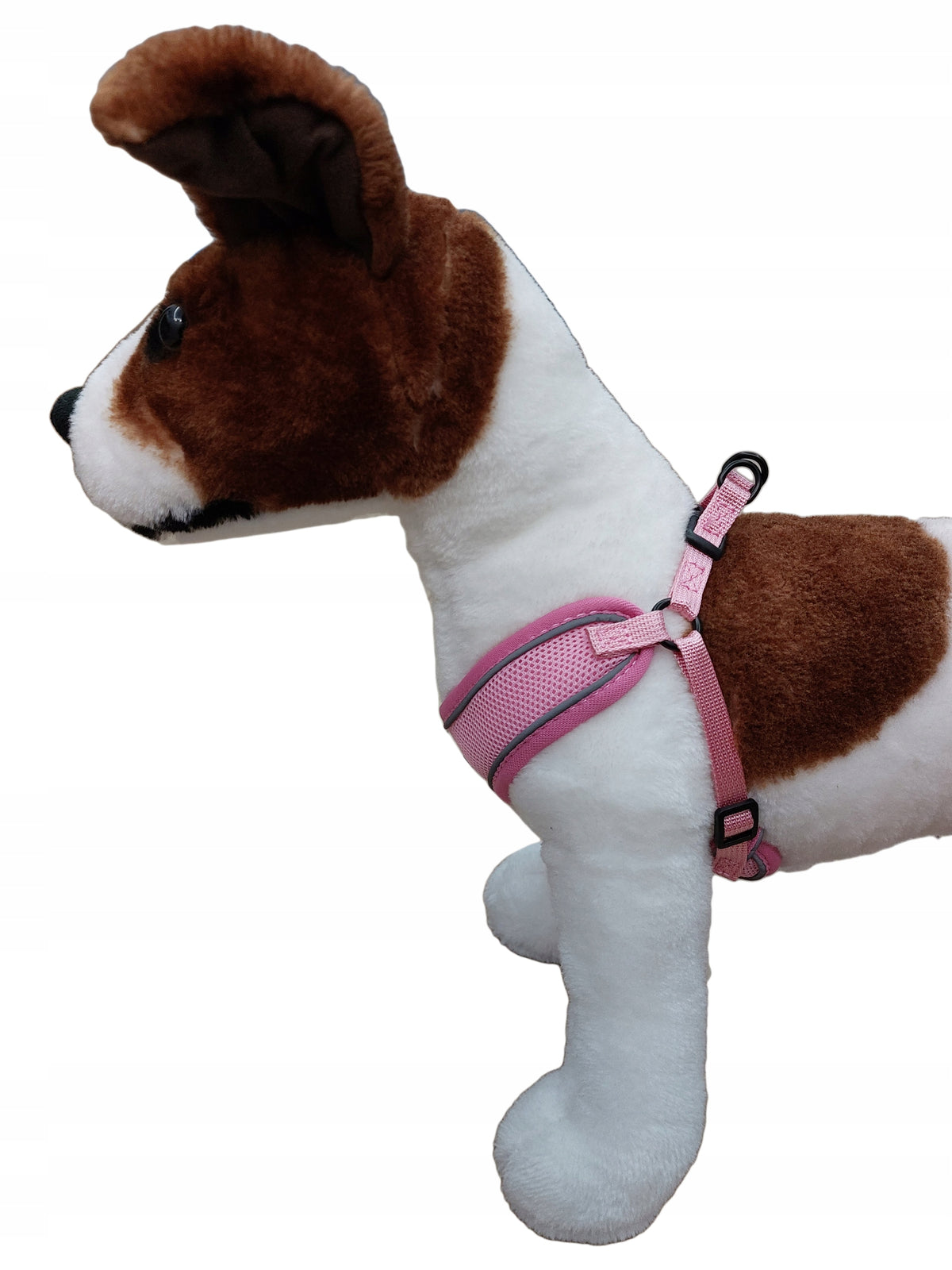 PRESSURE-FREE DOG HARNESS LIGHT BREATHABLE FOR SUMMER PINK SHIH TZU PUG M