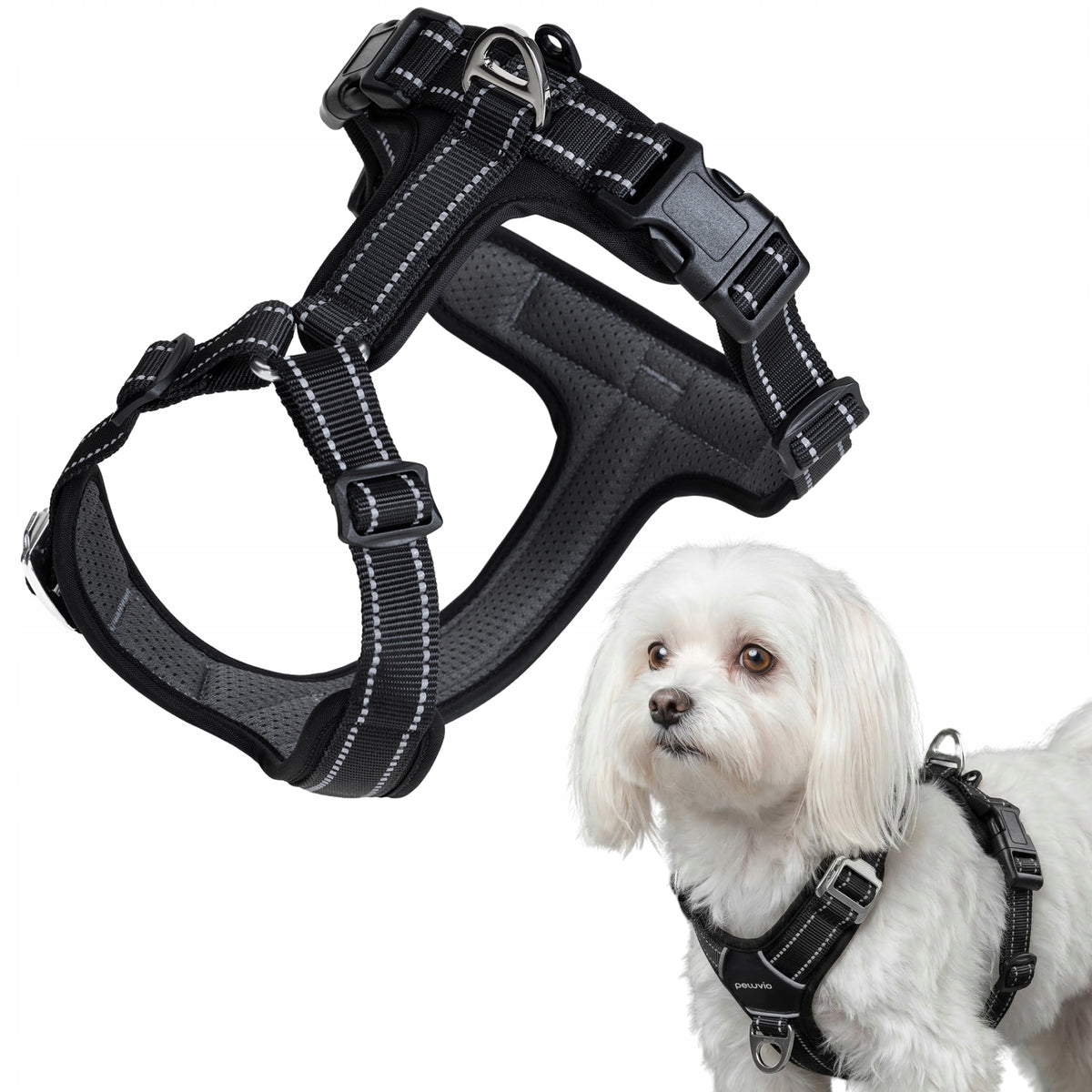 PRESSURE-FREE DOG HARNESS PROFESSIONAL STRONG REFLECTIVE FOR SMALL DOG XS