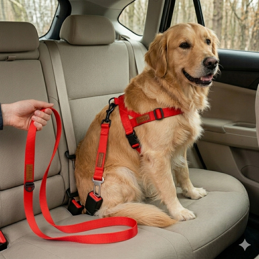 PRESSURE-FREE GUARD harness for medium dog M/L 25 mm BEAGLE BULTERIER GOLDEN Size M/L