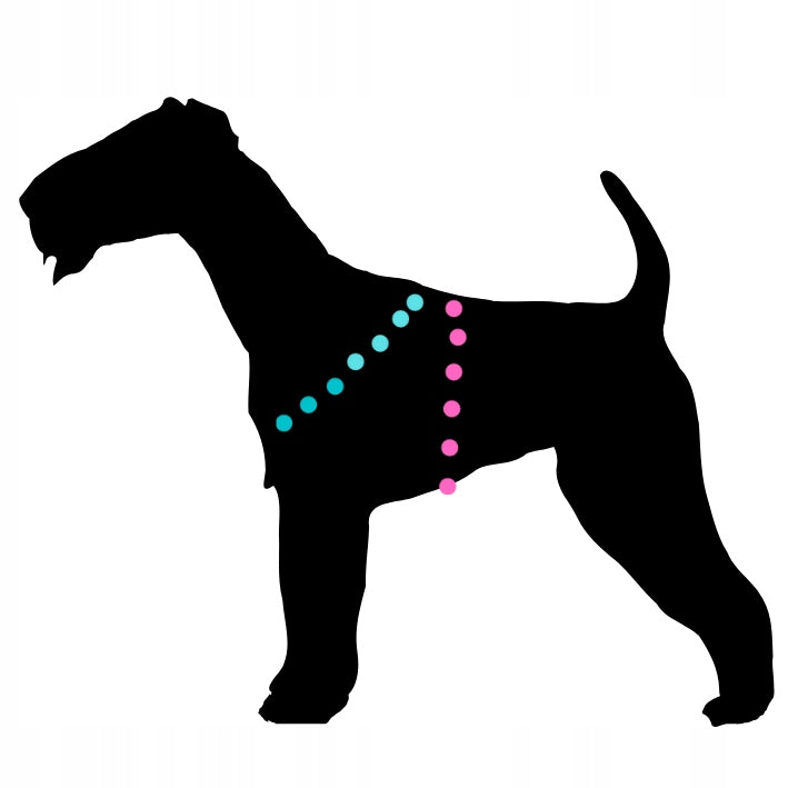 PRESSURE-FREE HARNESS FOR DOG BREATHABLE BREEZE reflective XXS pastel pink Kind walking harness
