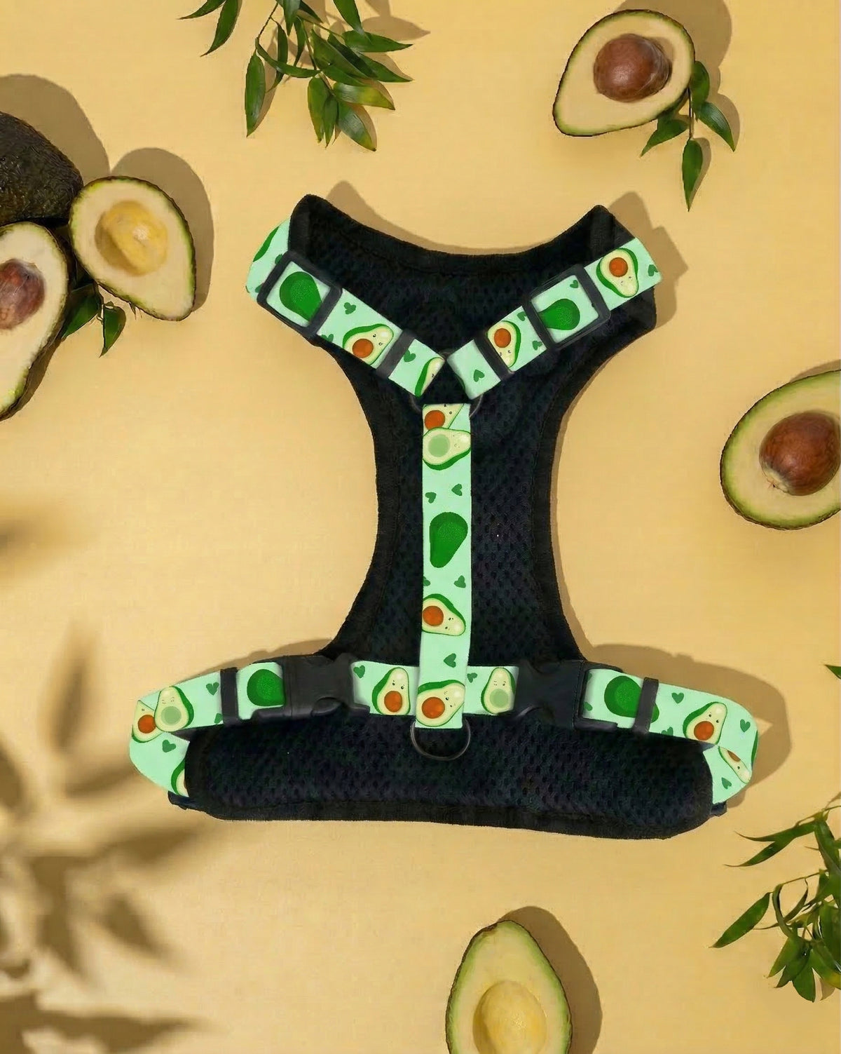 PRESSURE-FREE WALKING HARNESS FOR SMALL DOG AVOCADO tape 2cm size XS Manufacturer code 5900898517268