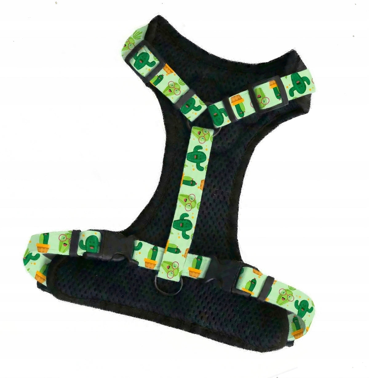 PRESSURE-FREE WALKING HARNESS FOR SMALL DOG CACTI tape 2cm size XS Packaging status original