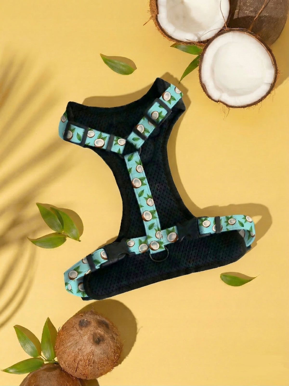 PRESSURE-FREE WALKING HARNESS FOR SMALL DOG COCONUTS tape 2cm size XS Packaging status original