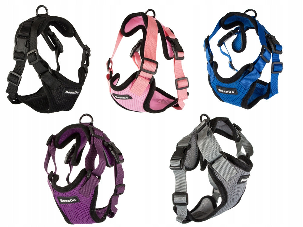 PRESSURE-FREE WALKING HARNESS FOR SMALL DOG HANDLE LIGHT SOFT STRONG L Packaging status original