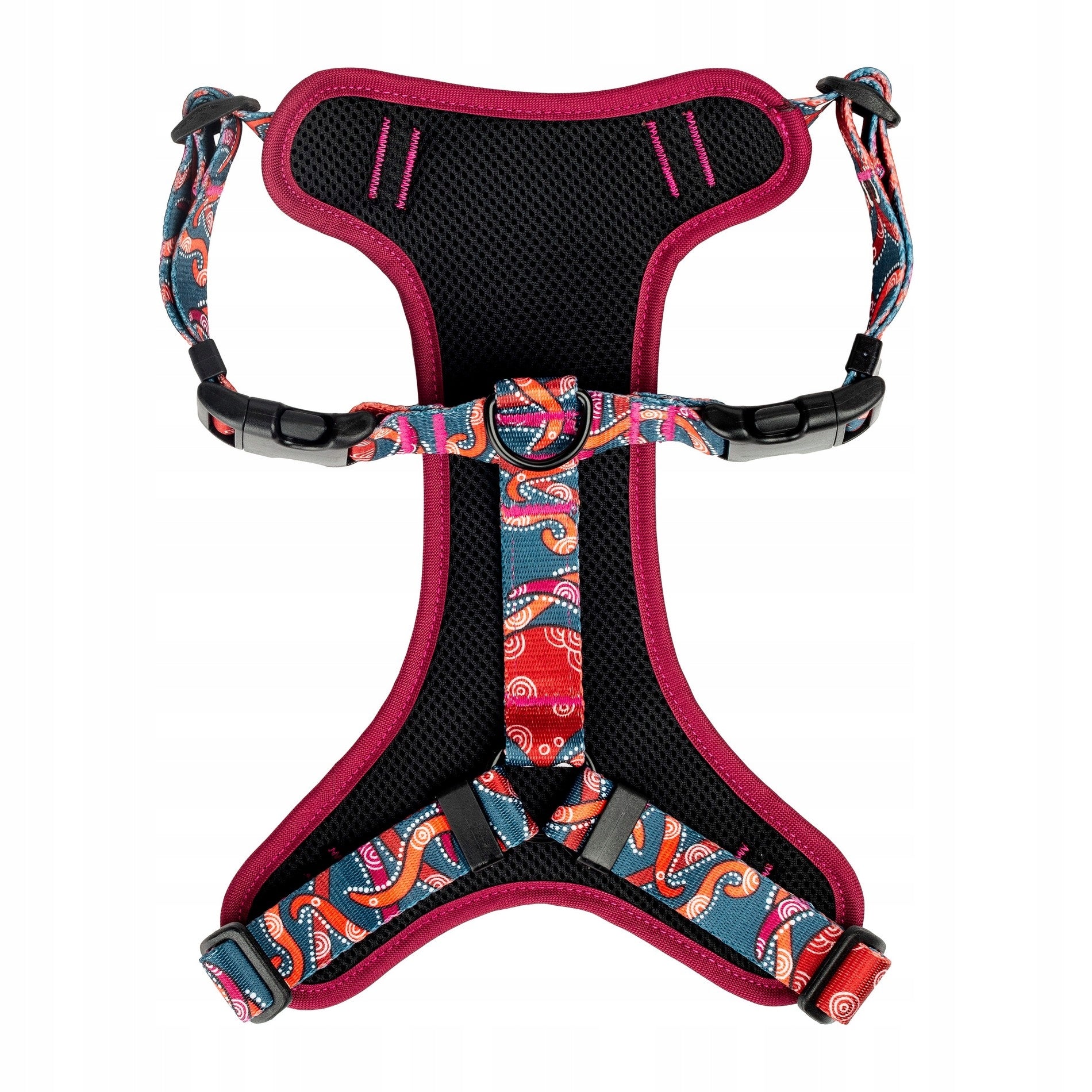 PRESSURE-FREE walking harness for big dog M 25 mm Ukory OCTOPUS Manufacturer code Szelki bezuciskowe M PIES OŚMIORNICZKI