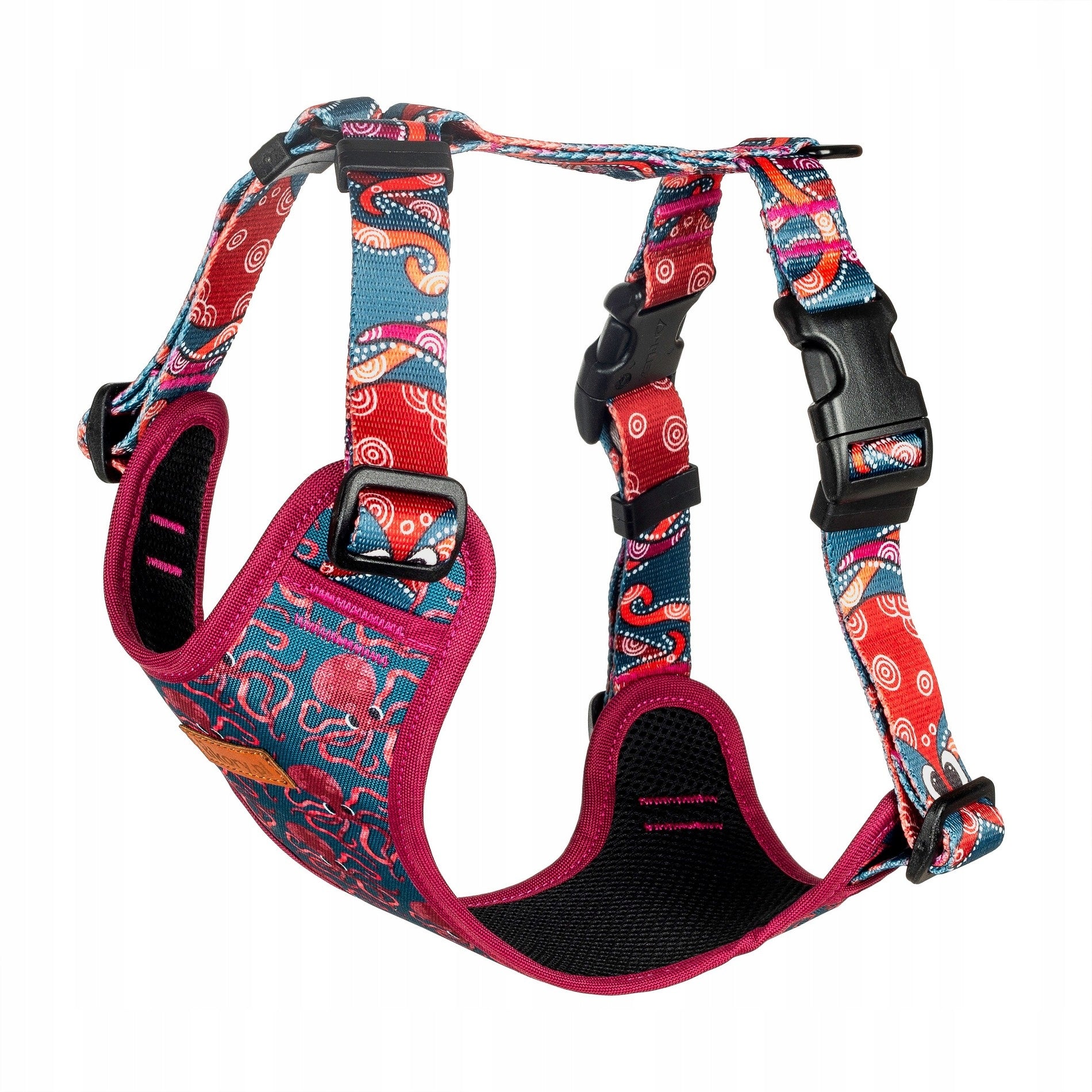 PRESSURE-FREE walking harness for big dog M 25 mm Ukory OCTOPUS