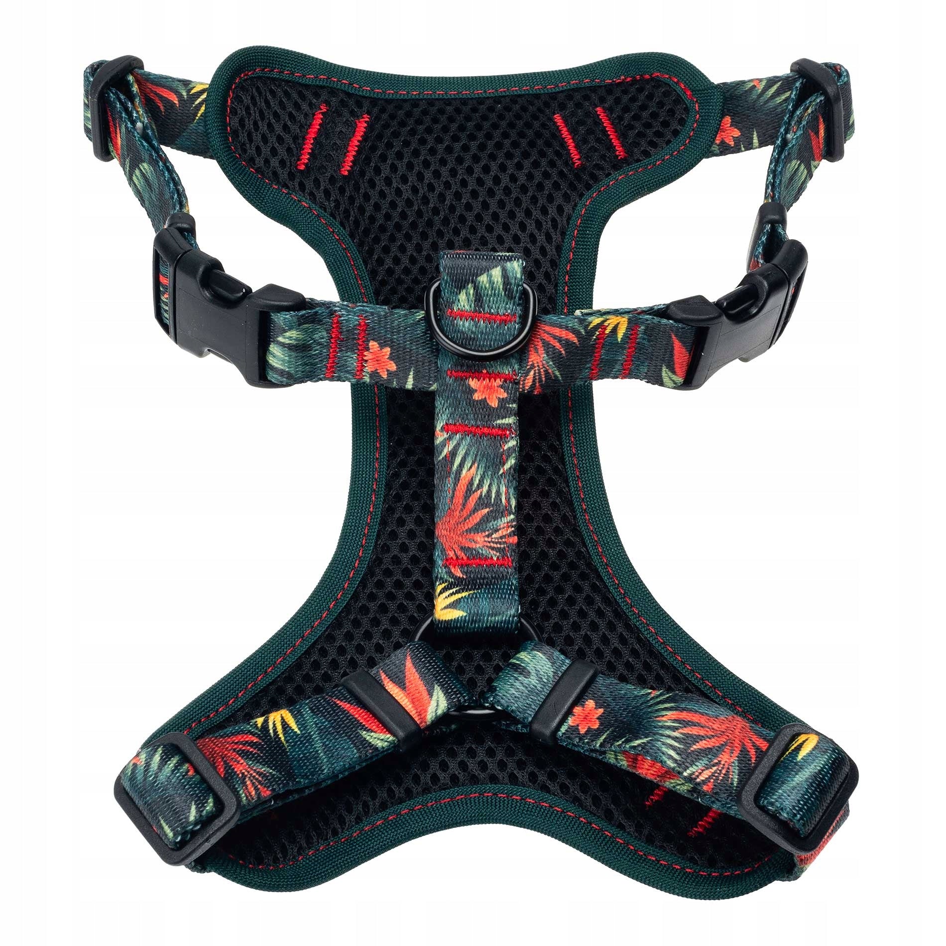 PRESSURE-FREE walking harness for medium dog terrier S 20mm Ukory GREEN Manufacturer code Szelki bezuciskowe S PIES MONSTEROWO