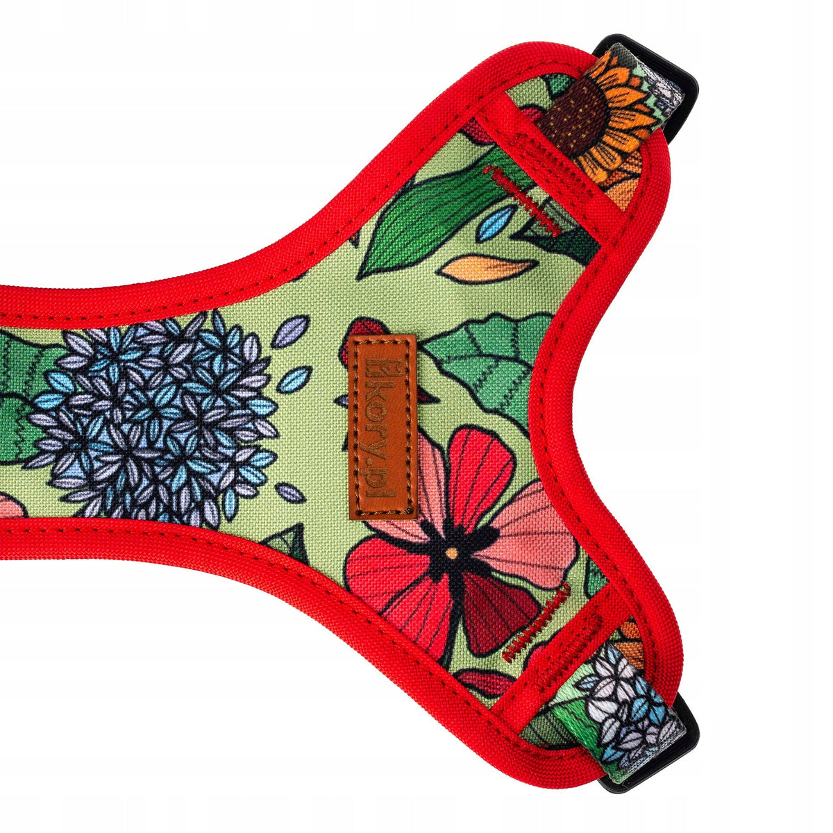 PRESSURE-FREE walking harness for small kitten adjustable Ukory IN FLOWERS Brand Ukory
