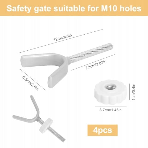 PRESSURE SCREWS M10 PROTECTIVE GRILLE STAIRS FOR CHILDREN ANIMALS 4 PCS Manufacturer code Bez marki