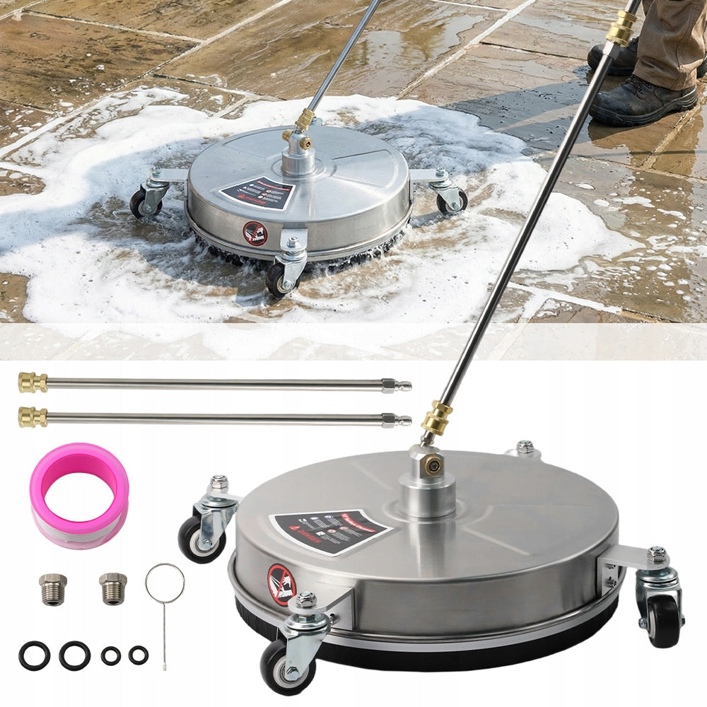 PRESSURE SCRUBBER 38CM 4000PSI DOUBLE STREAM BRASS STAINLESS STEEL Product weight with unit packaging 7 kg