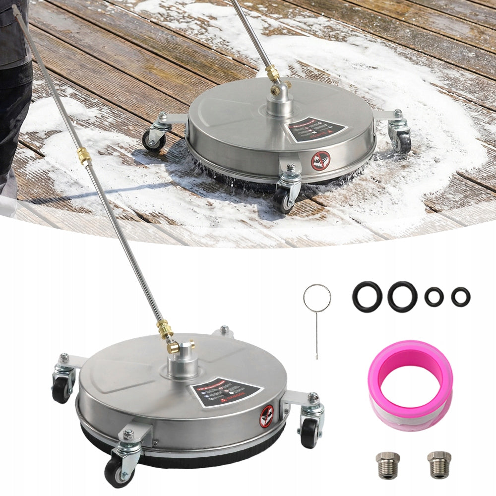 PRESSURE SCRUBBER 38CM 4000PSI DOUBLE STREAM BRASS STAINLESS STEEL Series T-racer 33