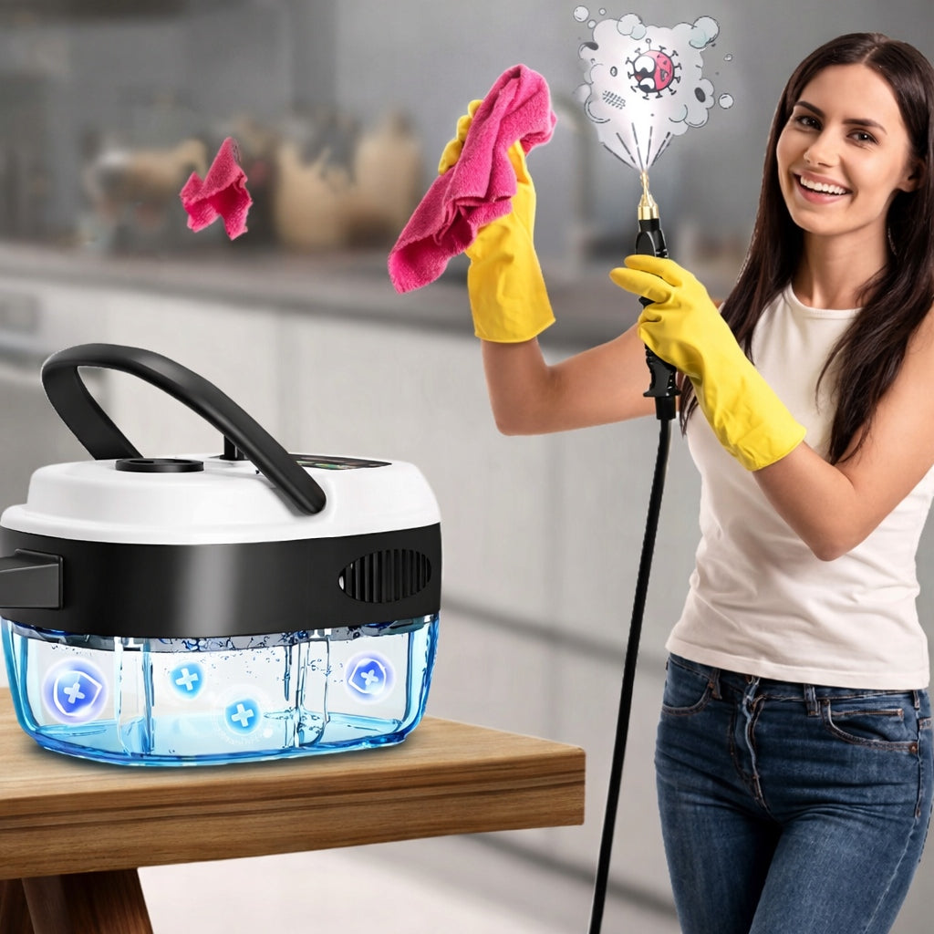 PRESSURE STEAMER STEAM CLEANER 1600W 3BAR STEAMAX HOUSE AUTO Type window washer