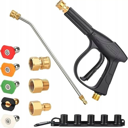 PRESSURE WASH GUN 3000 PSI SET OF 5 CLEANING NOZZLES Brand no brand