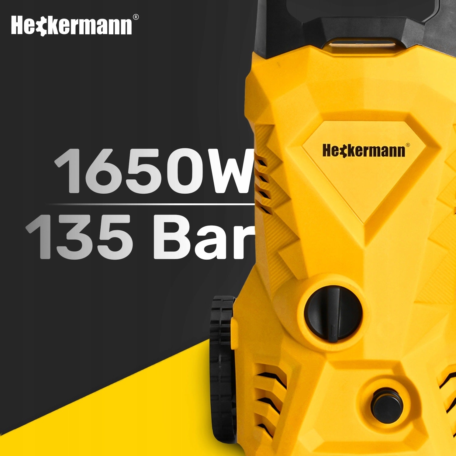PRESSURE WASHER 135BAR SET SELF-SUCTION FOAMER ALUMINUM PUMP 1650W Brand no brand