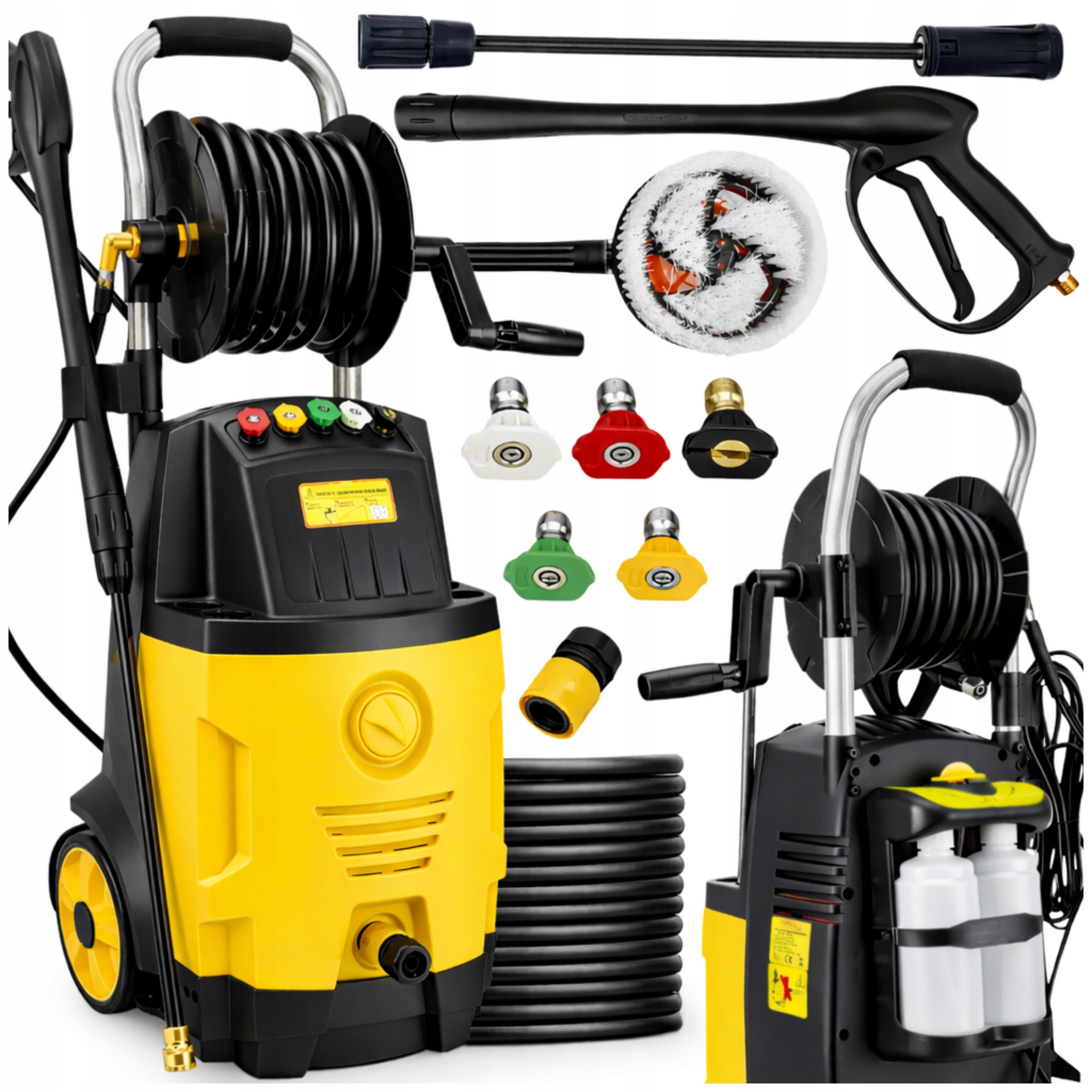 PRESSURE WASHER 250BAR HIGH PRESSURE 2800W POWERFUL PUMP RETRACTOR SET