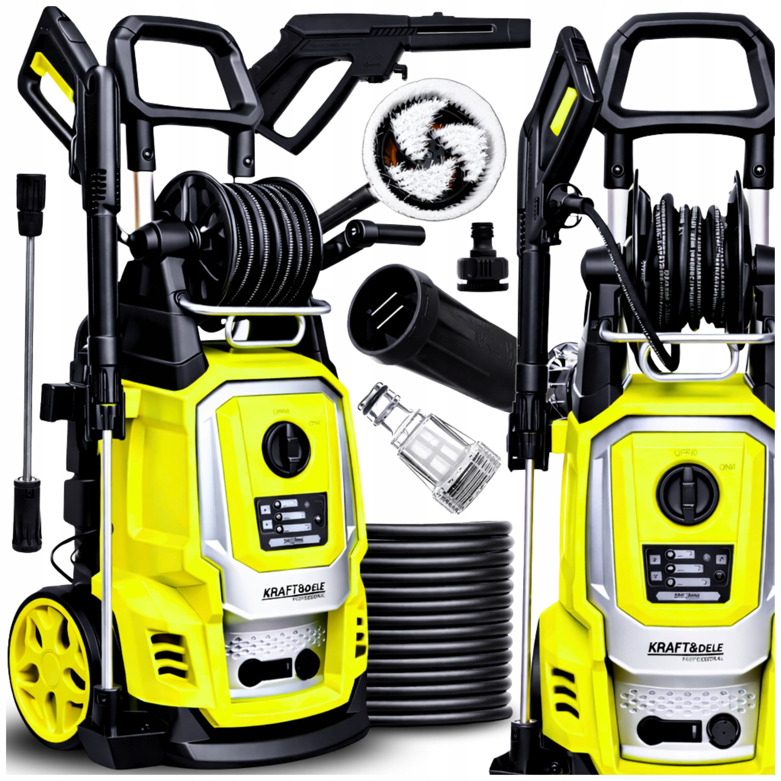 PRESSURE WASHER 280 BAR PUMP STRONG BRASS LARGE SET 3000W INDUCTION