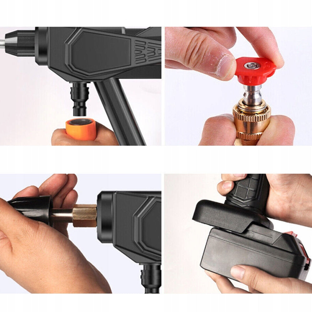 PRESSURE WASHER 300W 30 BAR TURBO NOZZLE LANCE KIT PUMP Stainless Steel Manufacturer code Pistolet na wodę myjni samochodowej