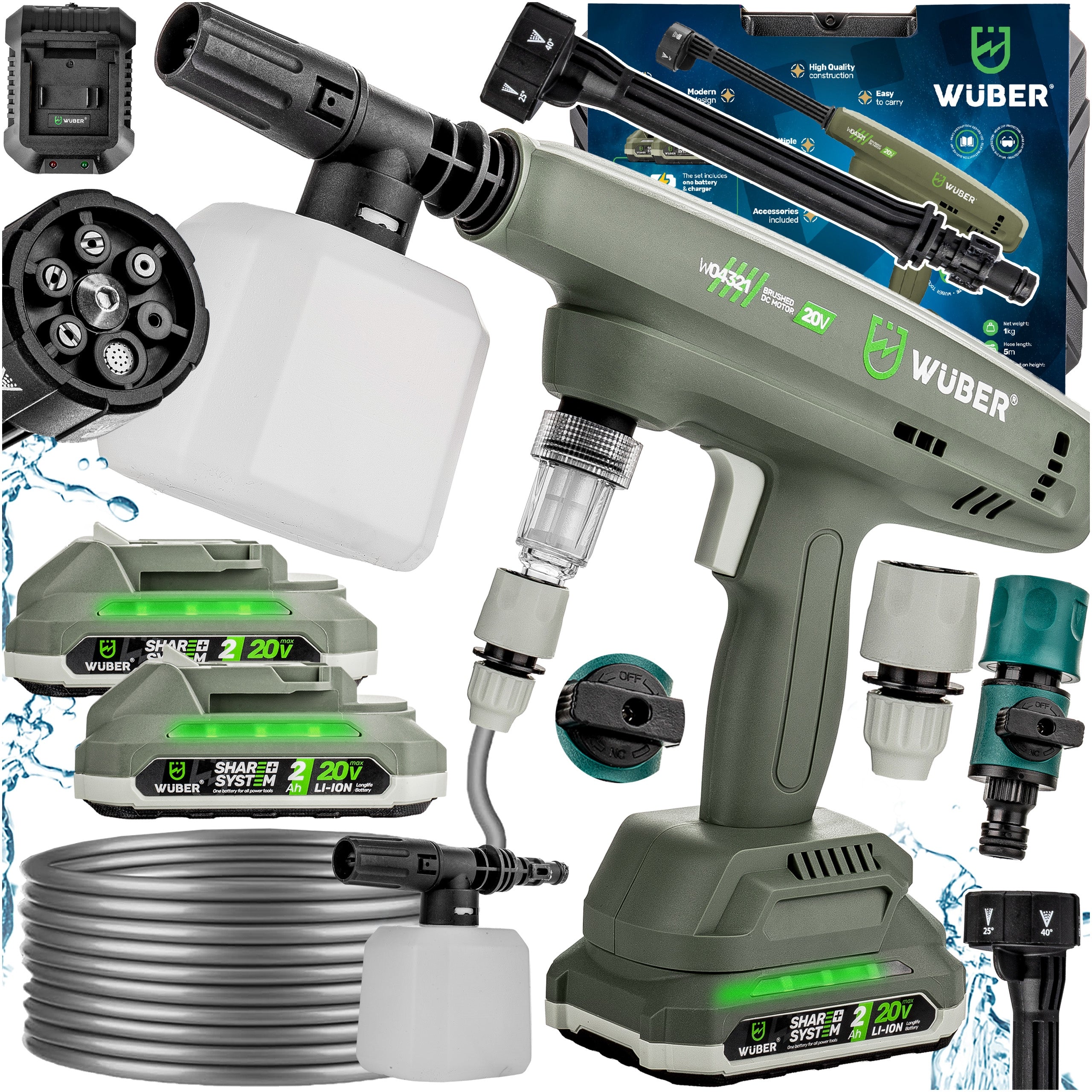 PRESSURE WASHER CORDLESS GARDEN CORDLESS ELECTRIC KIT