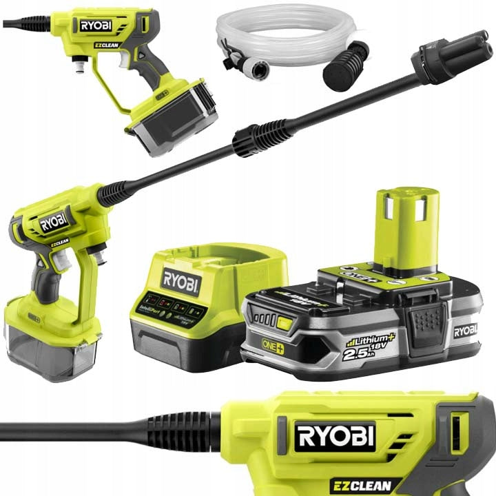 PRESSURE WASHER CORDLESS GARDEN CUBE WINDOW CLEANING KIT RYOBI