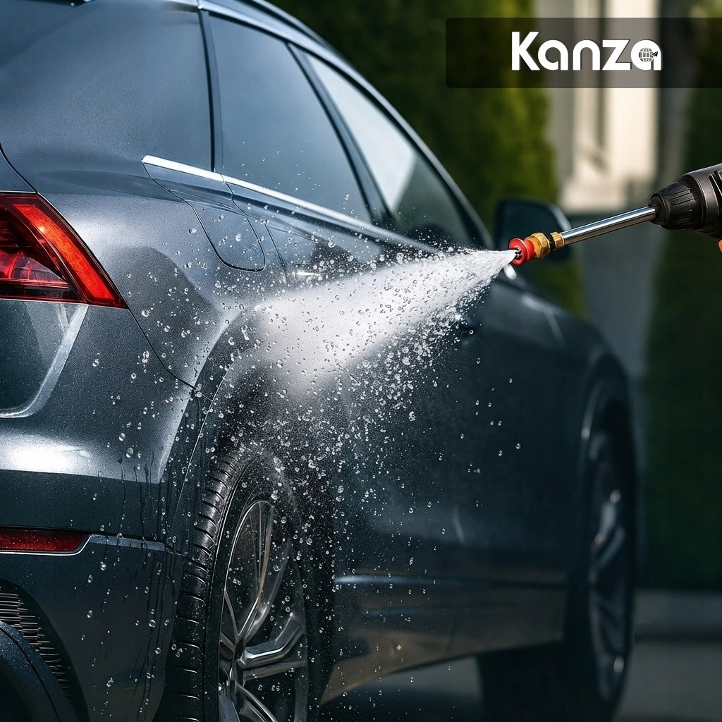 PRESSURE WASHER CORDLESS SET STRONG FOR ANKLE FOAMER 2x AKU Manufacturer code MYJKA CIŚNIENIOWA AKUMULATOROWA 2X AKU KANZA