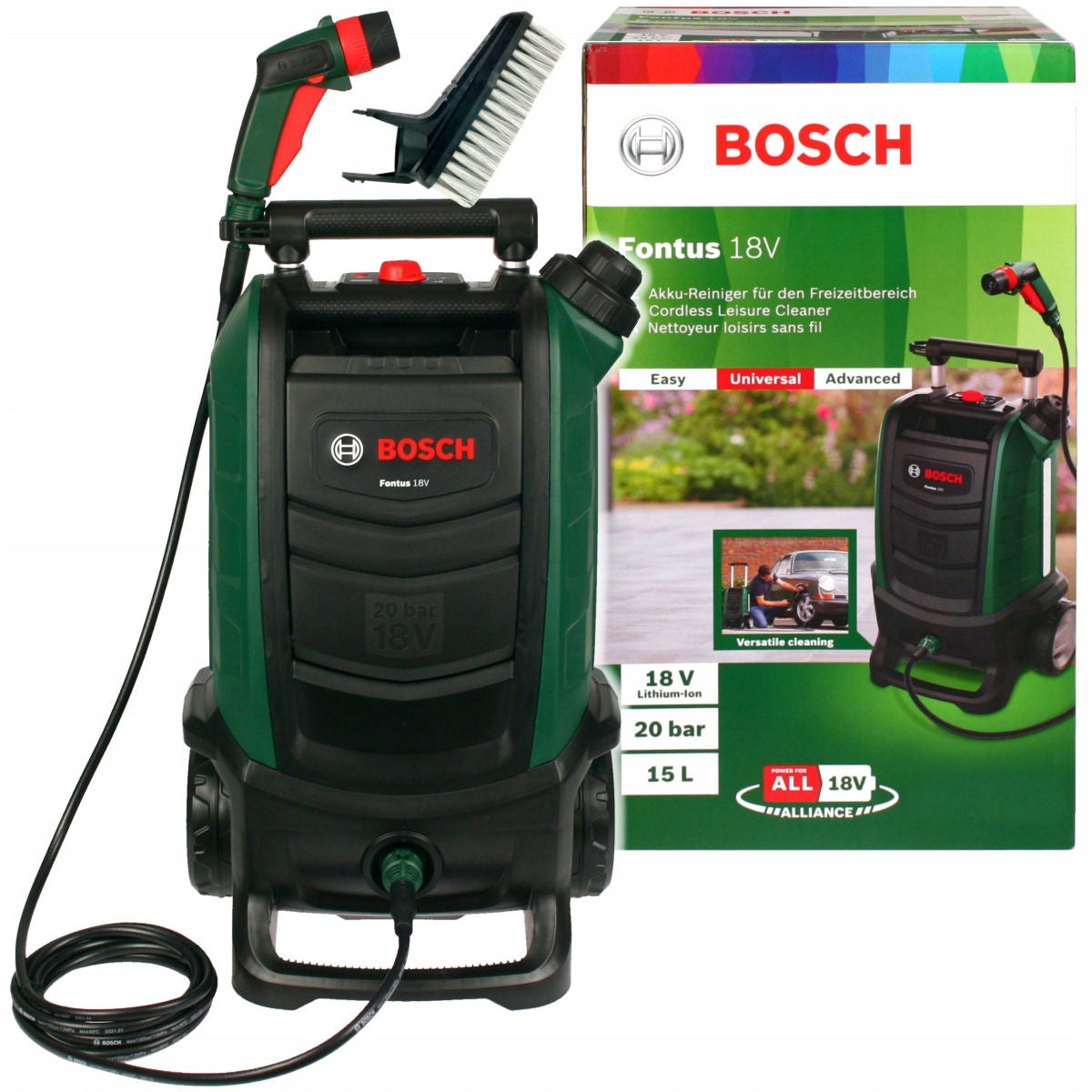 PRESSURE WASHER FONTUS 2 18V BOSCH BODY