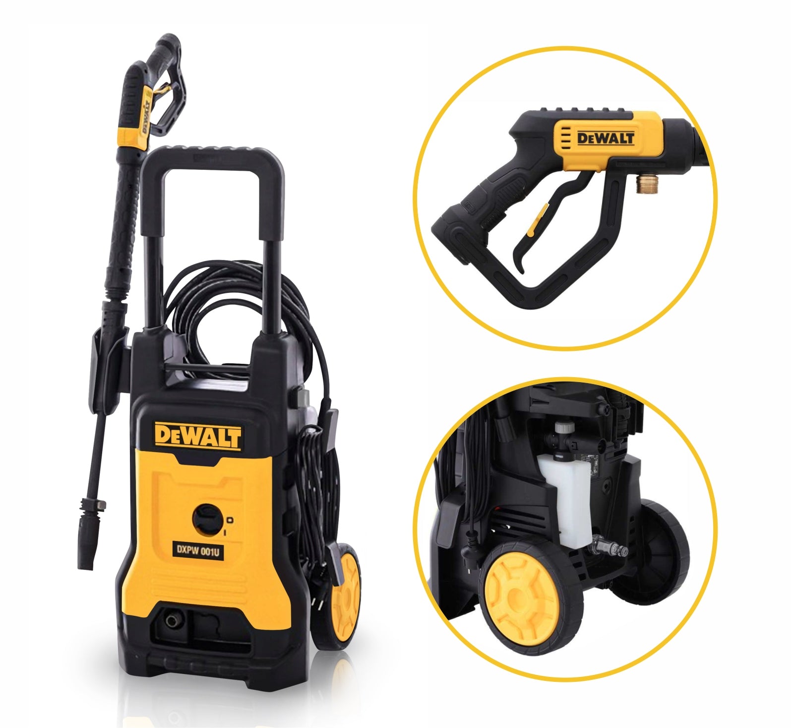 PRESSURE WASHER FOR WASHING CAR CUBES 160bar 480 l/h 2100W DXPW001U DEWALT