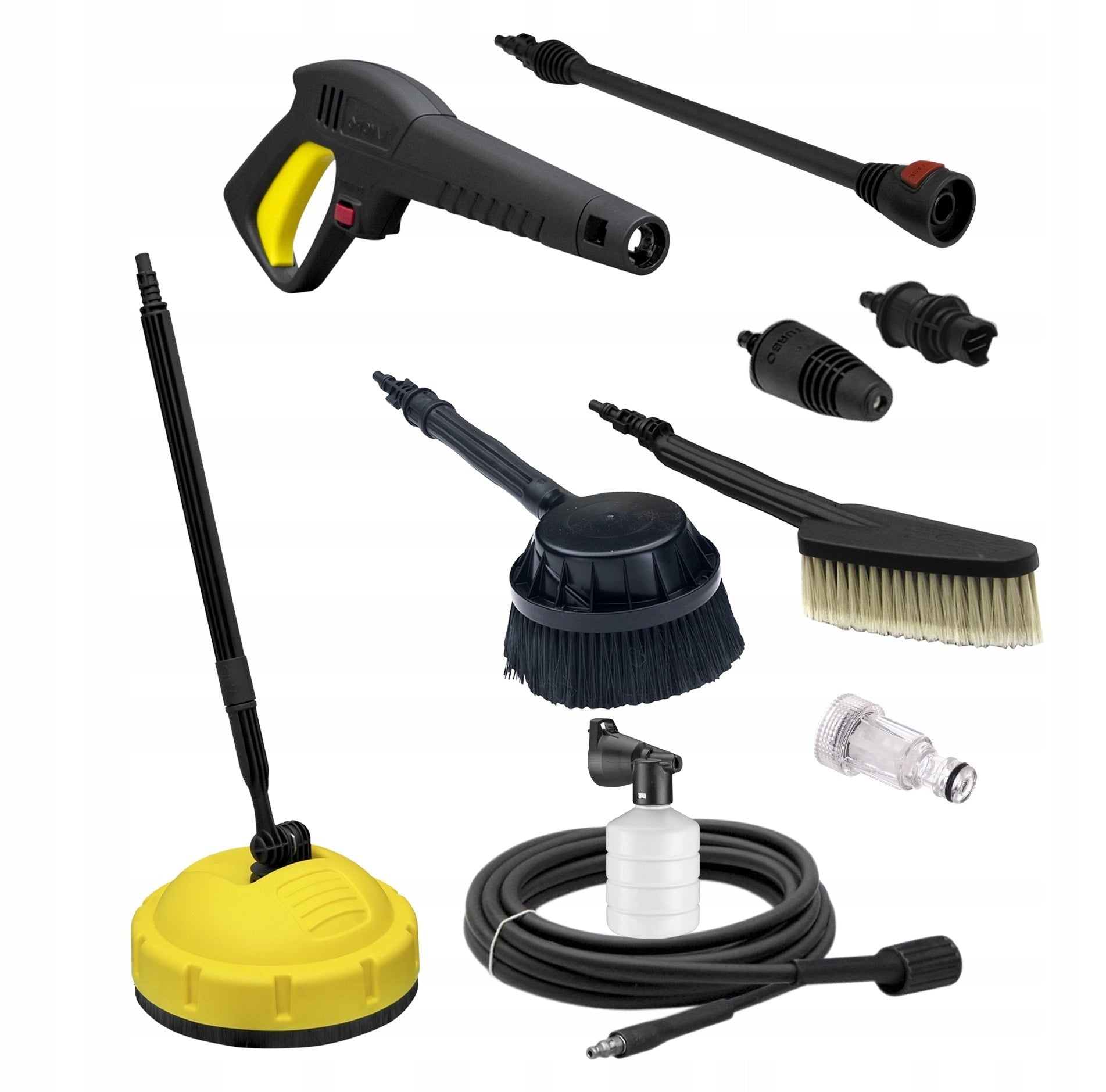 PRESSURE WASHER LAVOR FORCE 145 BAR ALUMINIUM PUMP 2100W - MEGA SET Brand Lavor