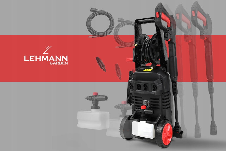 PRESSURE WASHER LEHMANN 260 BAR TURBO NOZZLE RETRACTOR FOR HOSE FOAMER ALU Manufacturer code MYJKA CIŚNIENIOWA SAMOSSĄCA LEHMANN TURBO 260