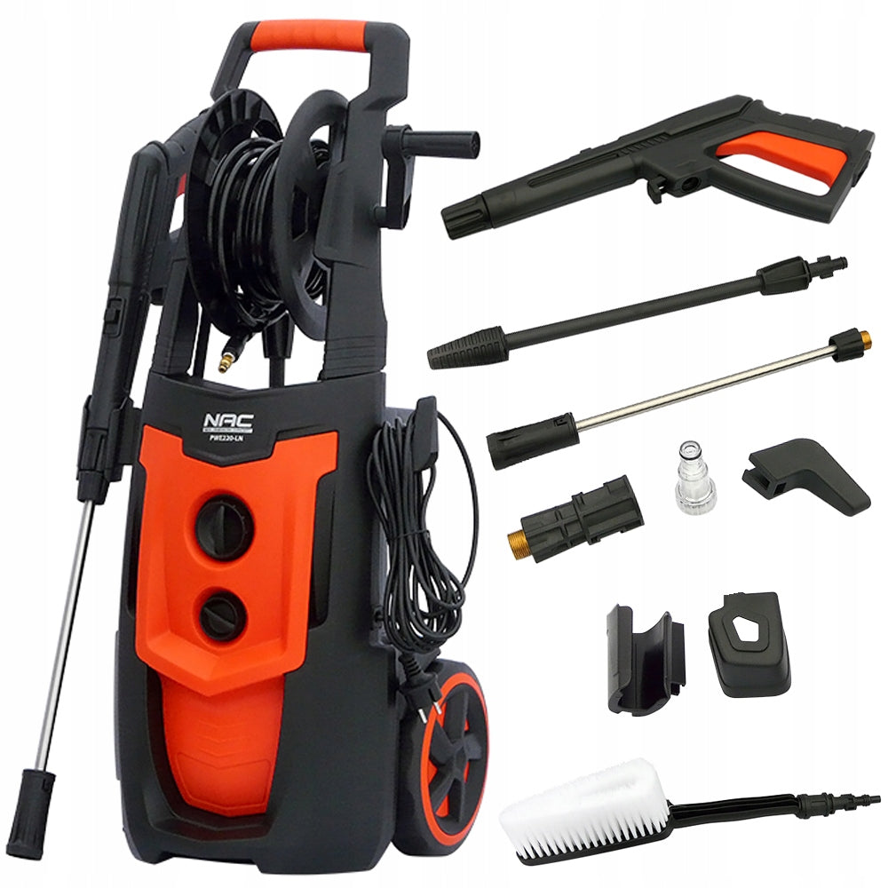 PRESSURE WASHER NAC POWER 2200 W ALUPOMPA 170 BAR LANCE TURBO AUTO-STOP