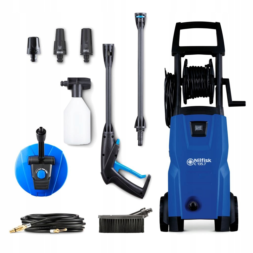 PRESSURE WASHER NILFISK C135.7-6 GARDEN X-TRA EU 135 BAR MEGA SET