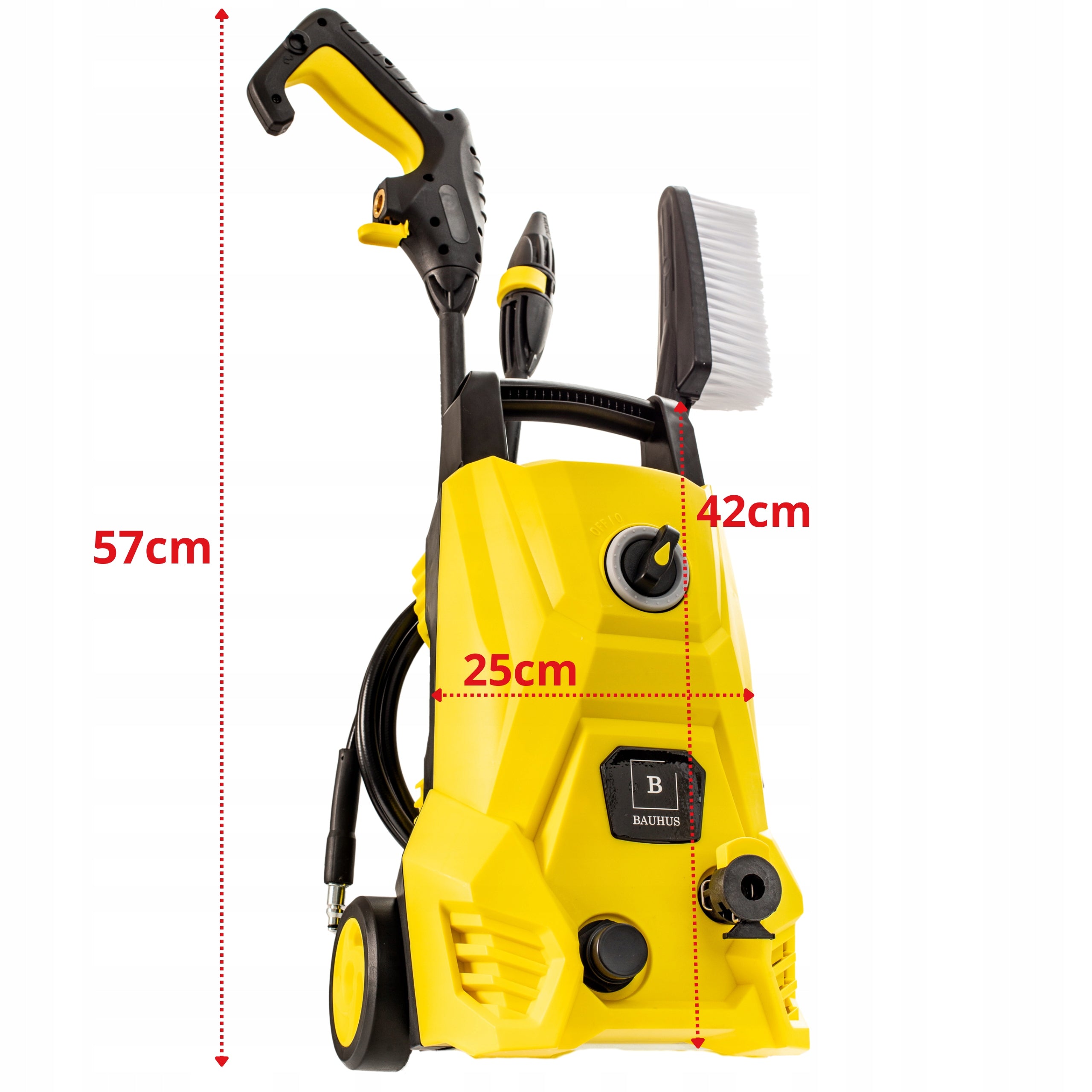 PRESSURE WASHER Powerful Pump PREMIUM PRO 1500W + LIQUID KARCHER FREEBIE Manufacturer code Myjka 1500 do domu garażu na taras