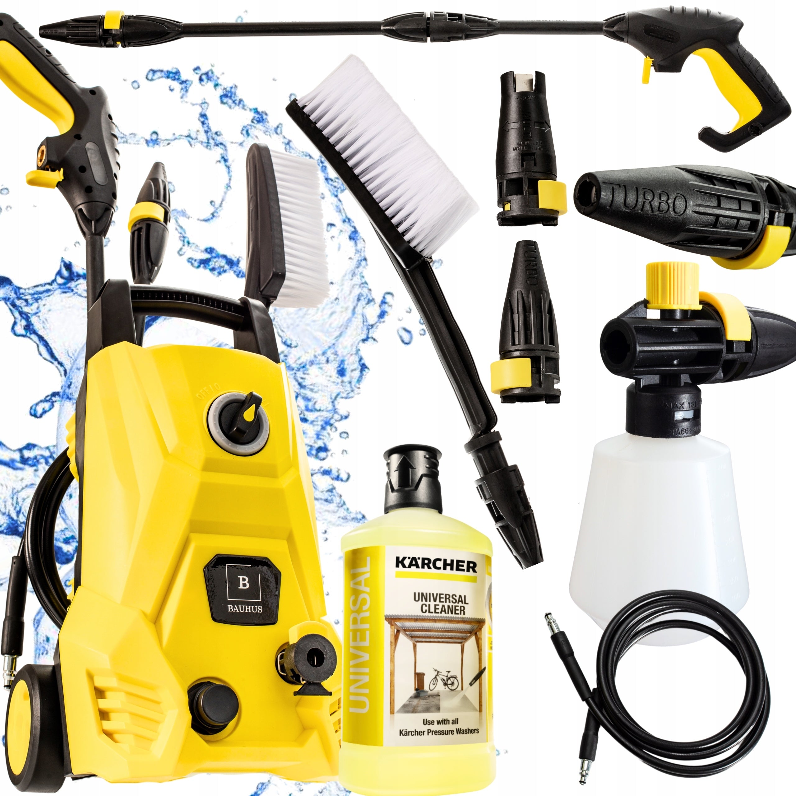 PRESSURE WASHER Powerful Pump PREMIUM PRO 1500W + LIQUID KARCHER FREEBIE
