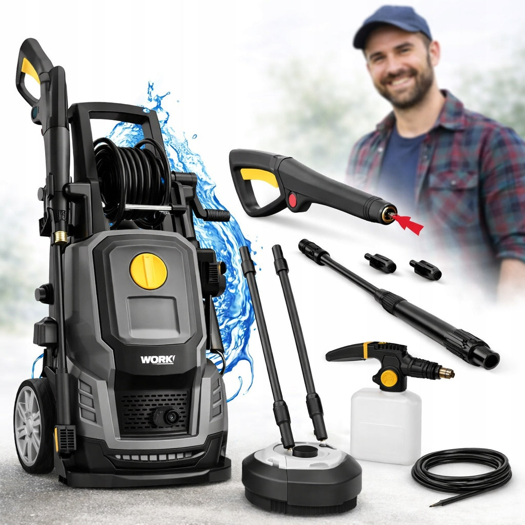 PRESSURE WASHER VENOM 195 BAR 2500 IN TURBO METAL PUMP