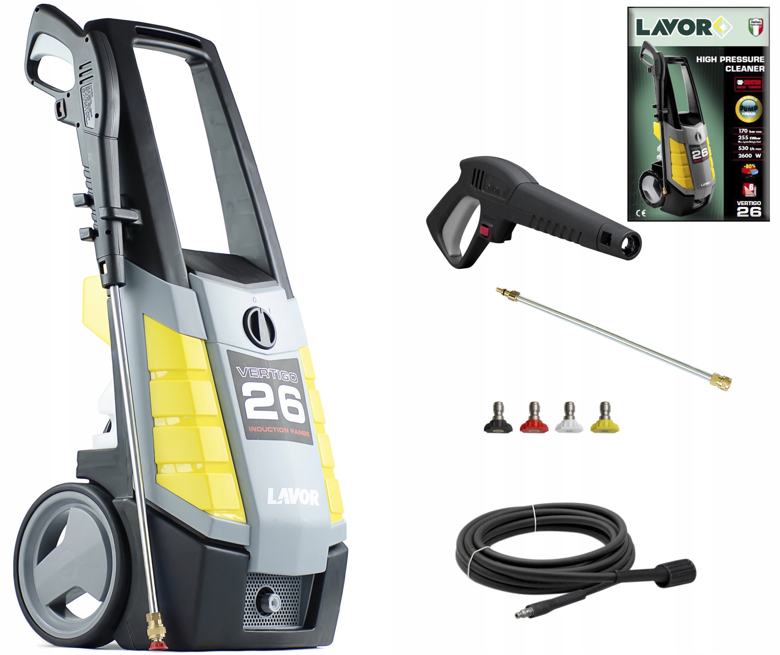 PRESSURE WASHER VERTIGO 26 INDUCTION 255 EWBAR