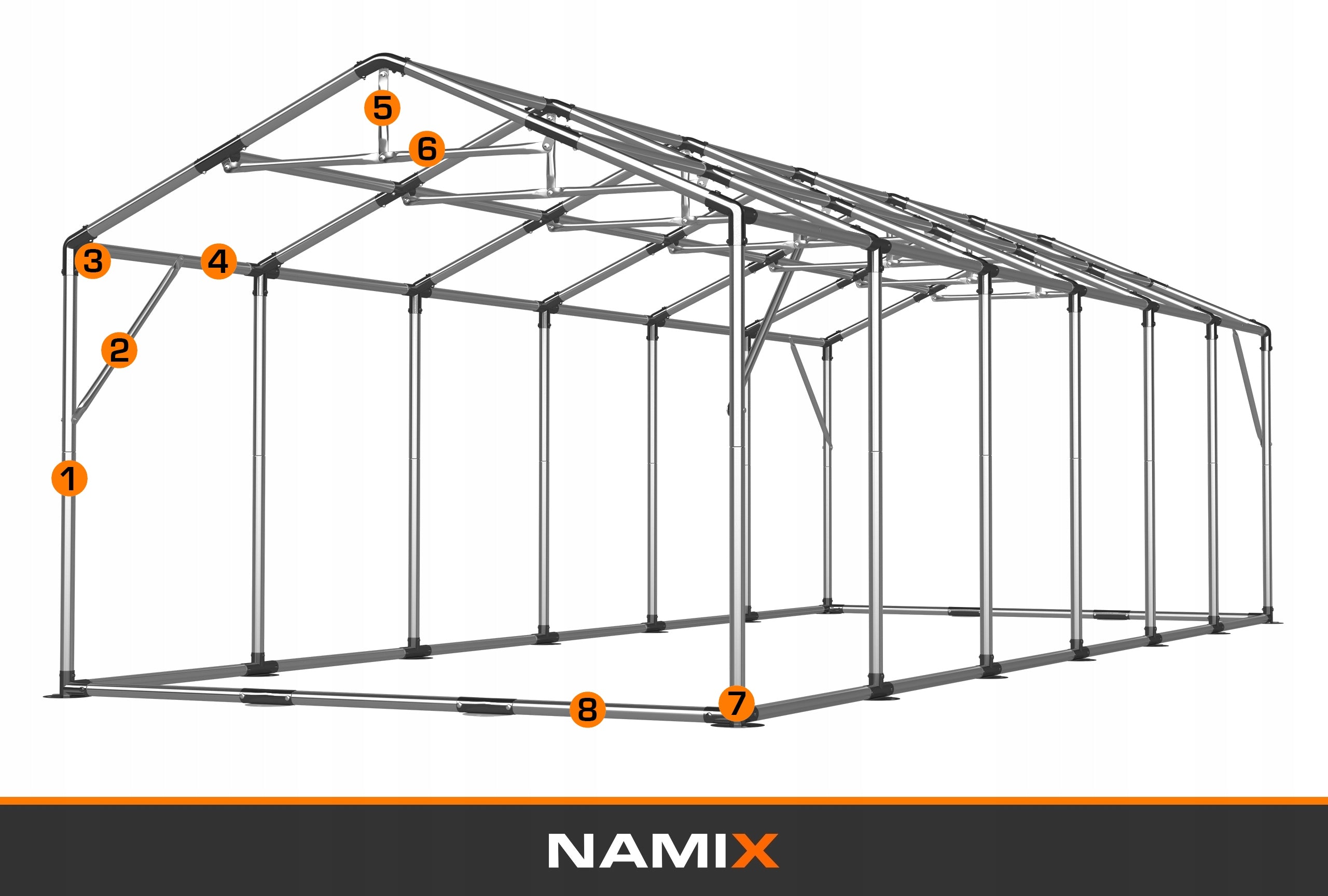 PRESTIGE 6x12 [3m] party tent, VARIOUS COLORS Manufacturer code namiot_prestige_6x12-3