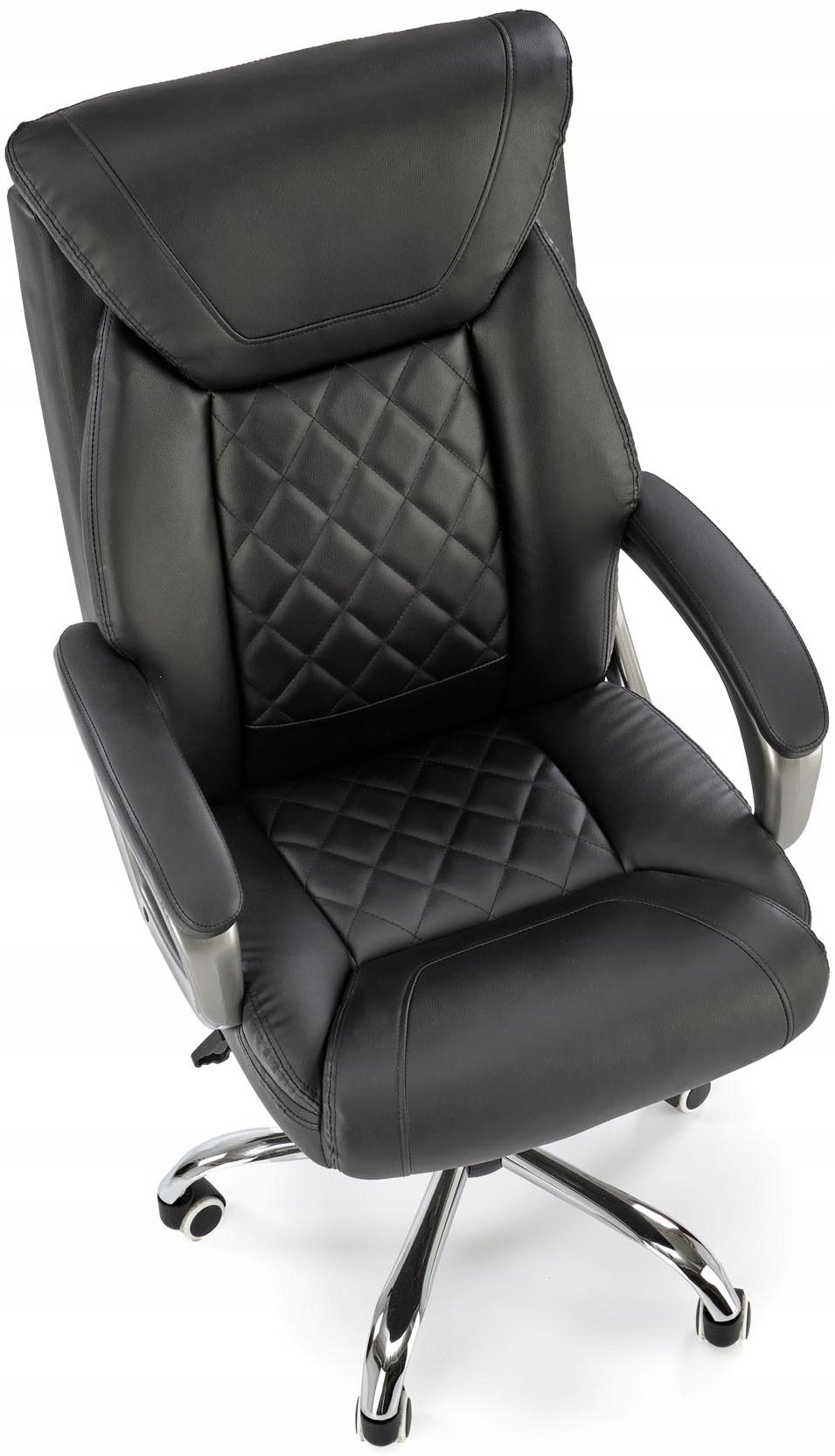 PRESTON Office Chair Swivel Cabinet Black Adjustable