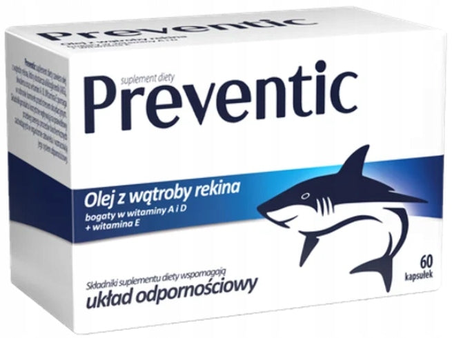 PREVENTIC shark liver oil TRAN IMMUNITY Aflofarm 60 capsules