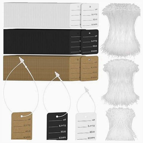 PRICE LABEL PENDANTS PLASTIC SNAP CLOSURE SET 2100